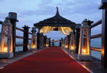 İskelede Evlenme Teklifi Organizasyonu Denizci Feneri Dekorları
