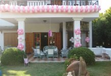 izmir Doğum Günü Partisi Papatya Balon Süsleme organizasyonu